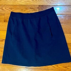 Anthropologie Navy Women's Skirt Size Large